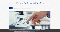 Desktop Screenshot of papeleriarepro.com